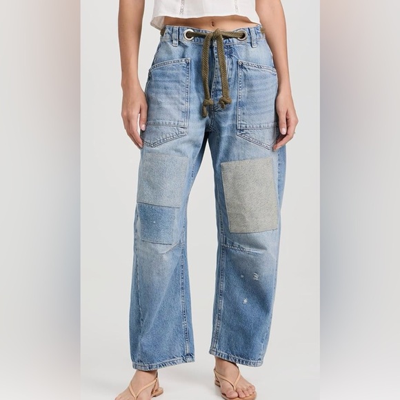 Free people moxi barrel jeans 26 - Picture 1 of 8